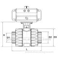 Ball valve drawing pvc electric valve